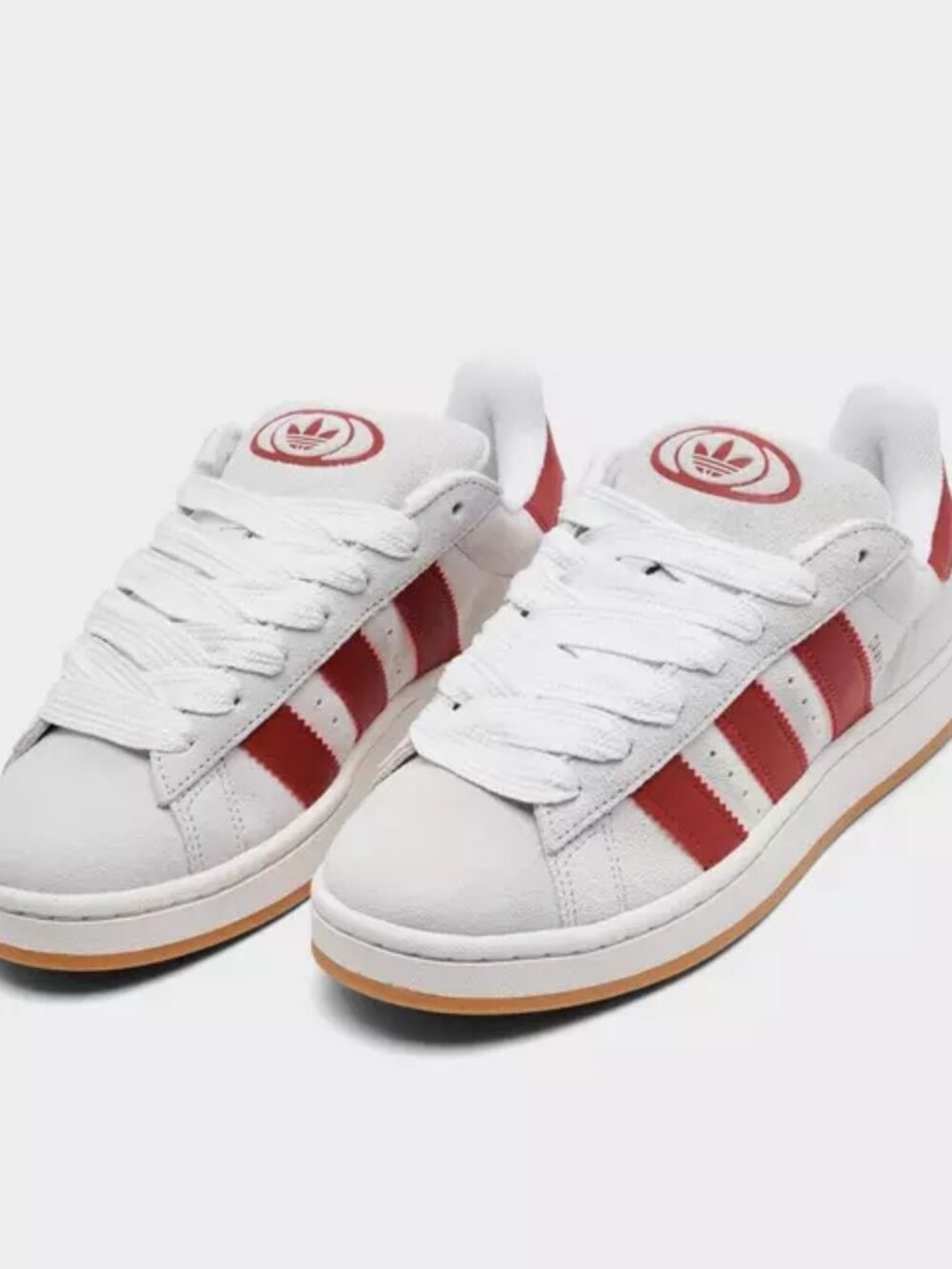 Women's adidas Originals Campus 00s Shoes - Crystal White Preloved Ruby JQ7783